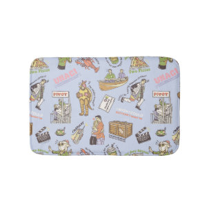 FRIENDS™ Colorful Cartoon Pattern Bath Mat