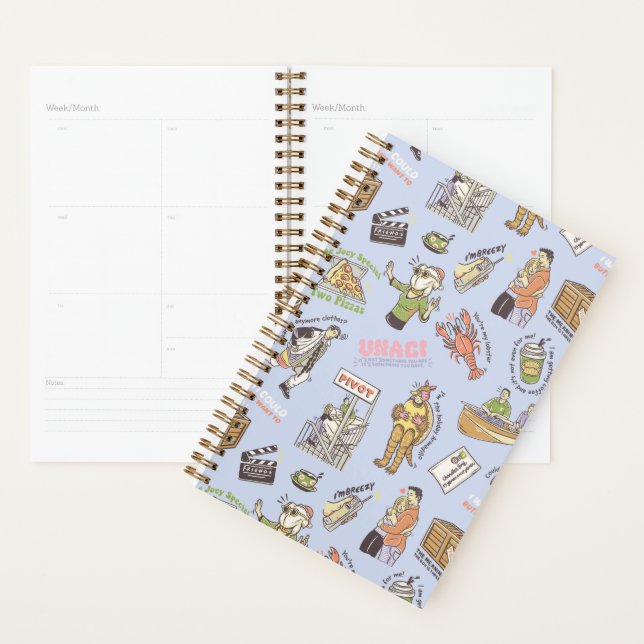 FRIENDS™ Colorful Cartoon Pattern Planner (Display)