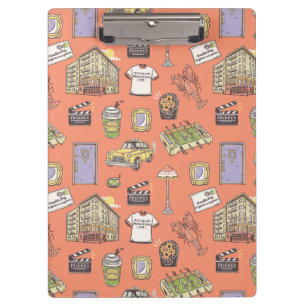 FRIENDS™ Colorful Icons Pattern Clipboard