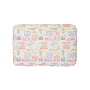 FRIENDS™ Colorful Quotes Pattern Bath Mat