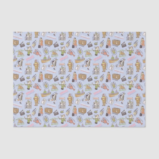 FRIENDS™ Colourful Cartoon Pattern Tissue Paper (Front)