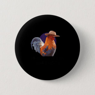 Friends Come And Go Scrappy Stays Funny Chicken Me 6 Cm Round Badge