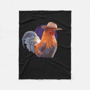 Friends Come And Go Scrappy Stays Funny Chicken Me Fleece Blanket