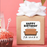 FRIENDS™ Couch | Birthday Gift Tag<br><div class="desc">This awesome graphic features the couch from FRIENDS™.</div>