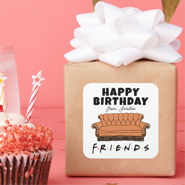 FRIENDS™ Couch | Birthday Gift Tag (Party)