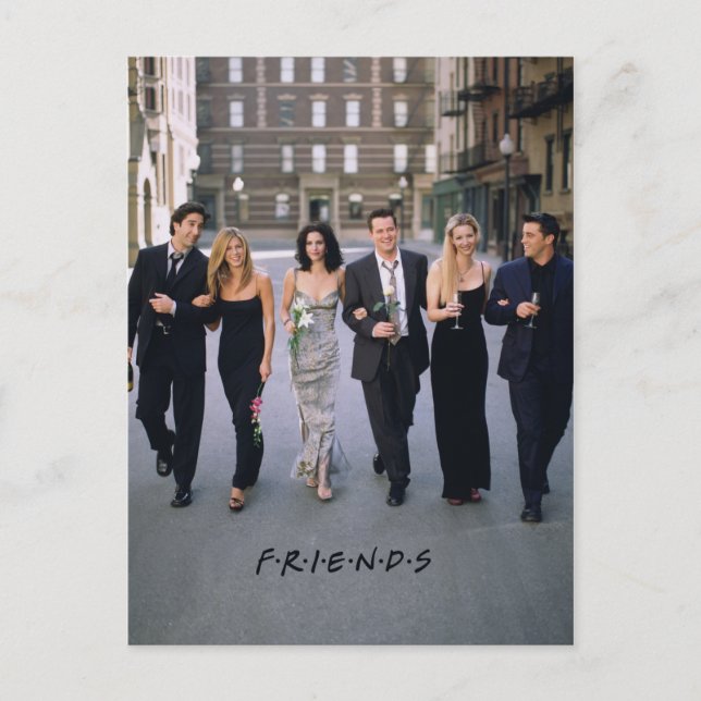 FRIENDS™ | Couples In Formal Wear Invitation Postcard (Front)