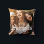 Friends Custom Photo Bridal Shower Favour Cushion<br><div class="desc">Add a custom photo. A great wedding  thank you favour.

Available here:
http://www.zazzle.com/store/whitepaperbirch</div>