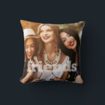Friends Custom Photo Bridal Shower Favour Cushion<br><div class="desc">Add a custom photo. A great wedding  thank you favour.

Available here:
http://www.zazzle.com/store/whitepaperbirch</div>