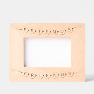 Friends cute fun trendy friendship bracelet etched frames