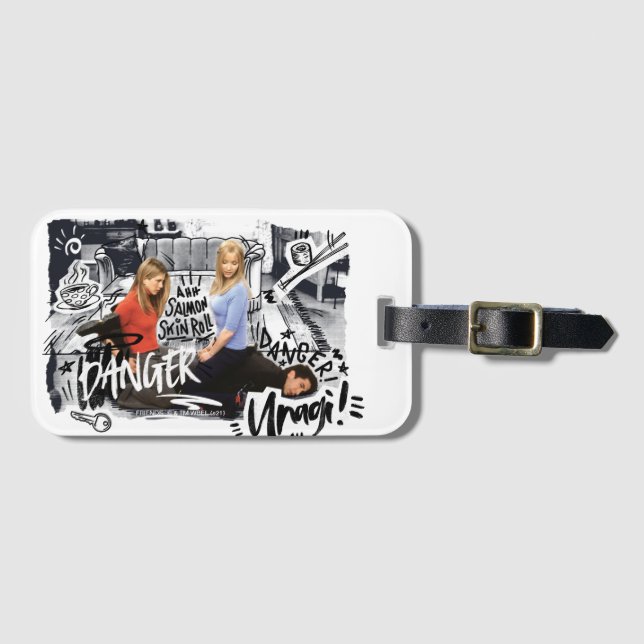 FRIENDS™ | Danger! Unagi! Luggage Tag (Front Horizontal)