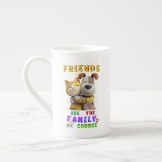 Friends Drinkware Are The Family We Choose Bone China Mug