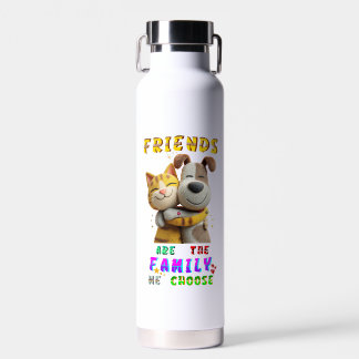 Friends Drinkware Are The Family We Choose Water Bottle