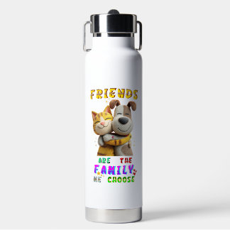 Friends Drinkware Are The Family We Choose Water Bottle