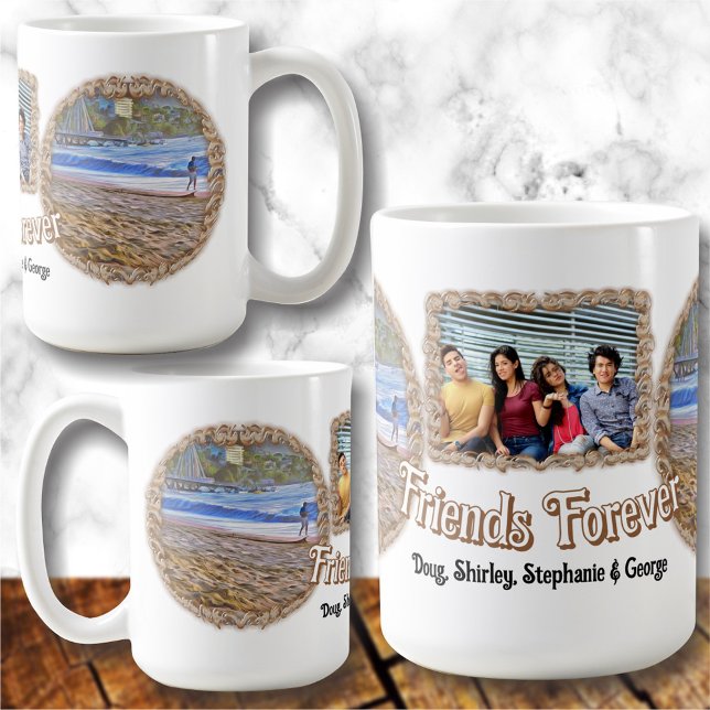 Friends Forever Beach 786 Coffee Mug (Creator Uploaded)