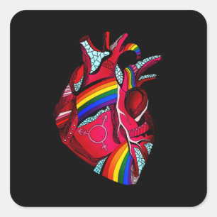 Friends forever best friend love friendship trust square sticker