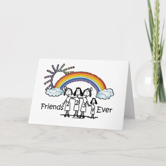 friends forever card (Front)