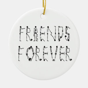 Friends Forever Ceramic Tree Decoration