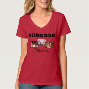 Friends Forever   Friendship day Photo Collage T-Shirt
