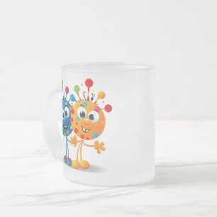Friends Forever Frosted Glass Coffee Mug