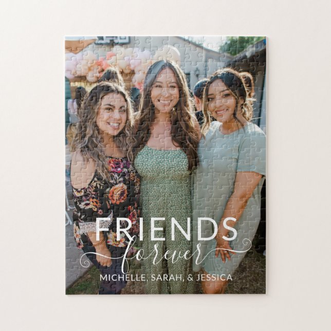 Friends Forever Photo Keepsake Jigsaw Puzzle (Vertical)