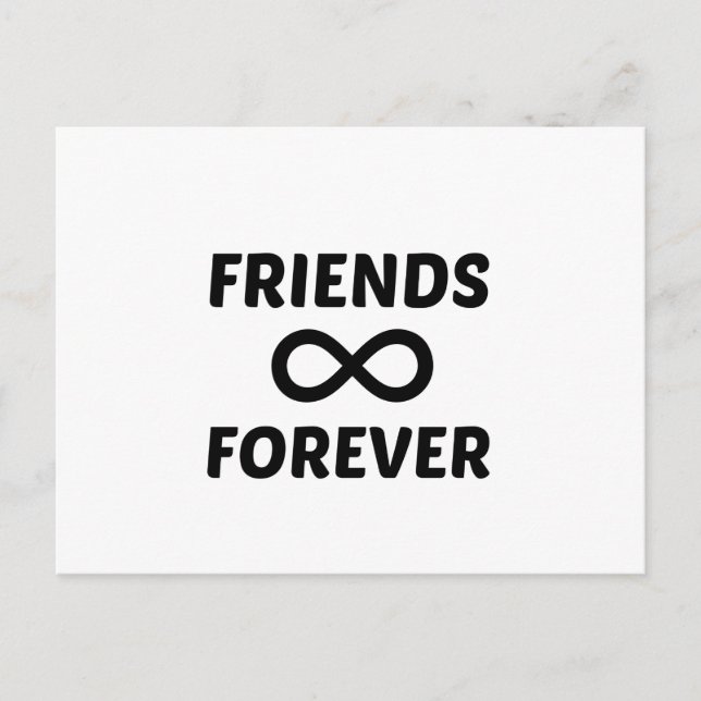 FRIENDS FOREVER POSTCARD (Front)