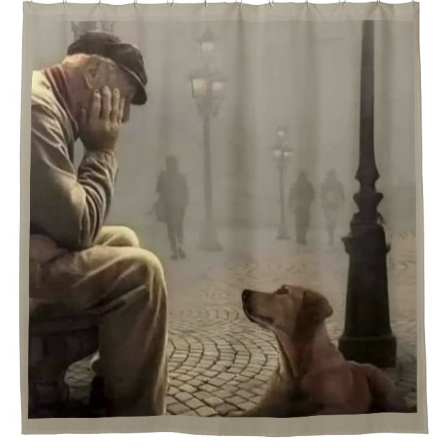 FRIENDS FOREVER SHOWER CURTAIN (Front)