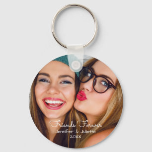 Friends forever   upload photo add names and date key ring