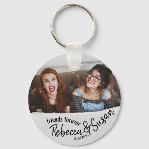 Friends forever   upload photo add names and date key ring