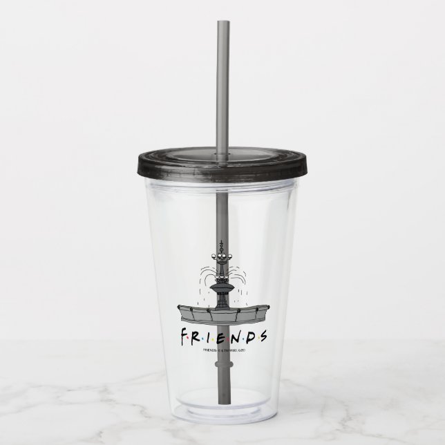 FRIENDS™ Fountain Acrylic Tumbler (Front)