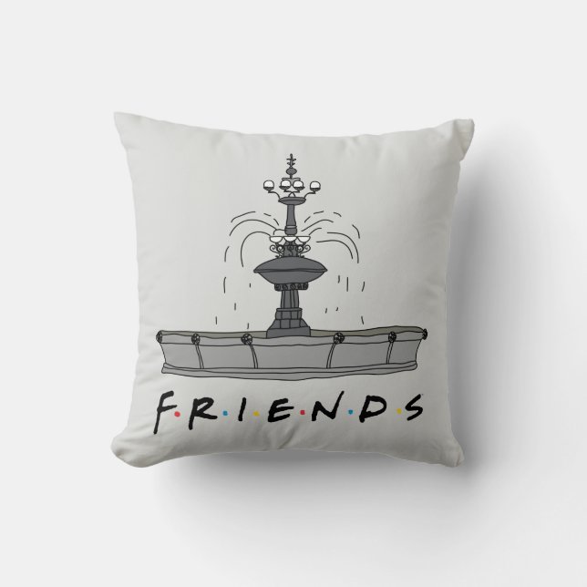 FRIENDS™ Fountain Cushion (Front)