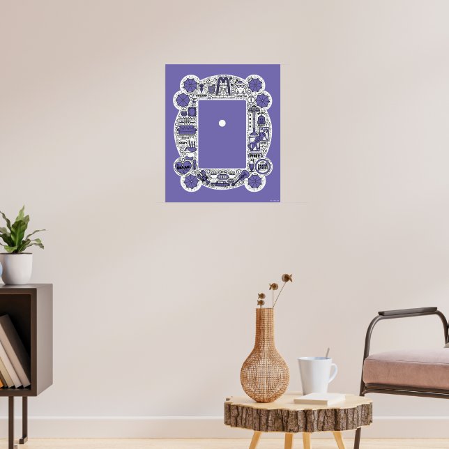FRIENDS™ Frame Doodle Art Poster (Living Room 3)