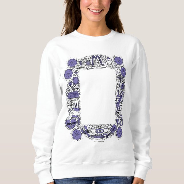 FRIENDS™ Frame Doodle Art Sweatshirt (Front)