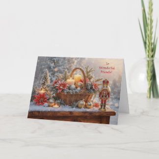 Friends Friend Happy Holidays Christmas Nutcracker Card