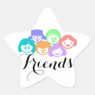 "Friends" Friendship, Pretty Stickers