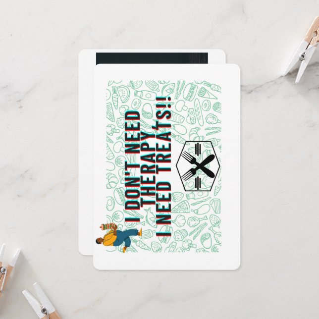 friends get together treats invite invitation (Front/Back In Situ)