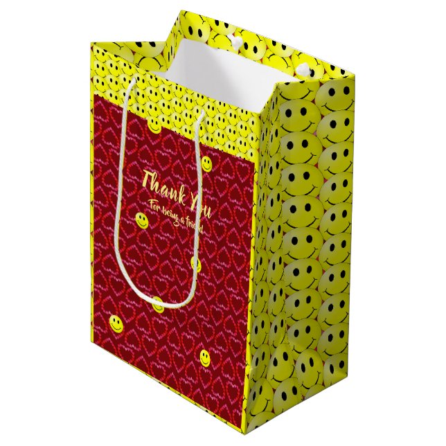 Friend's Gift Ideas  Sunshine Smile  Medium Gift Bag (Front Angled)