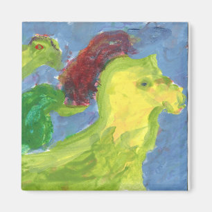 Friends go exploring magnet