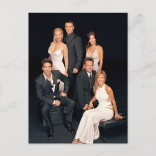 FRIENDS™   Group in Black and White Formal Wear Invitation Postcard