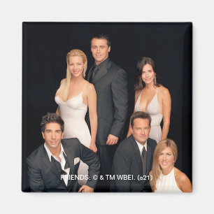 FRIENDS™   Group in Black and White Formal Wear Magnet