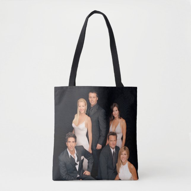 FRIENDS™ | Group in Black and White Formal Wear Tote Bag (Front)