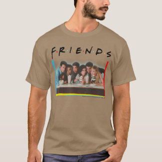 Friends Group Shot Milkshake Portrait vintage T-Shirt