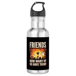 Friends Halloween Ghost Graveyard Design_1 532 Ml Water Bottle