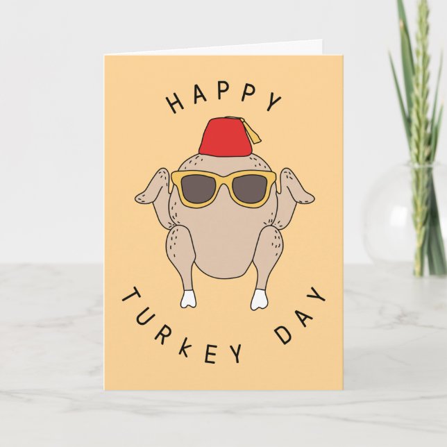 FRIENDS™ | Happy Turkey Day Card (Front)