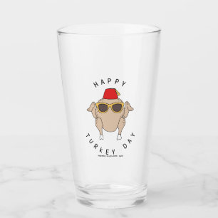 FRIENDS™ Happy Turkey Day Glass