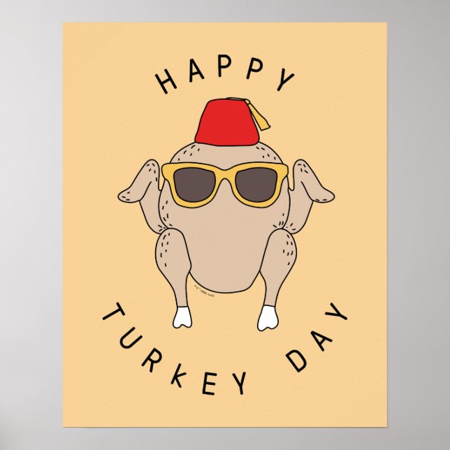 FRIENDS™ | Happy Turkey Day Poster (Front)