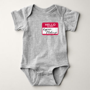 FRIENDS™   Hello My Name is Regina Phalange Baby Bodysuit