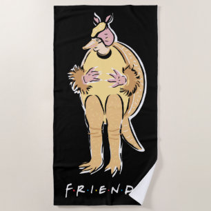 FRIENDS™ Holiday Armadillo Beach Towel