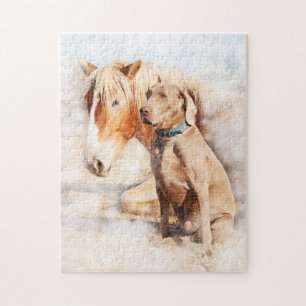 Friends - Horse and Dog Jigsaw Puzzle