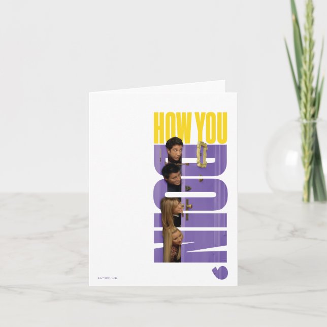 FRIENDS™ | How You Doin' Note Card (Front)