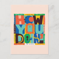 FRIENDS™ | How You Doin' - Vibrant Graphic